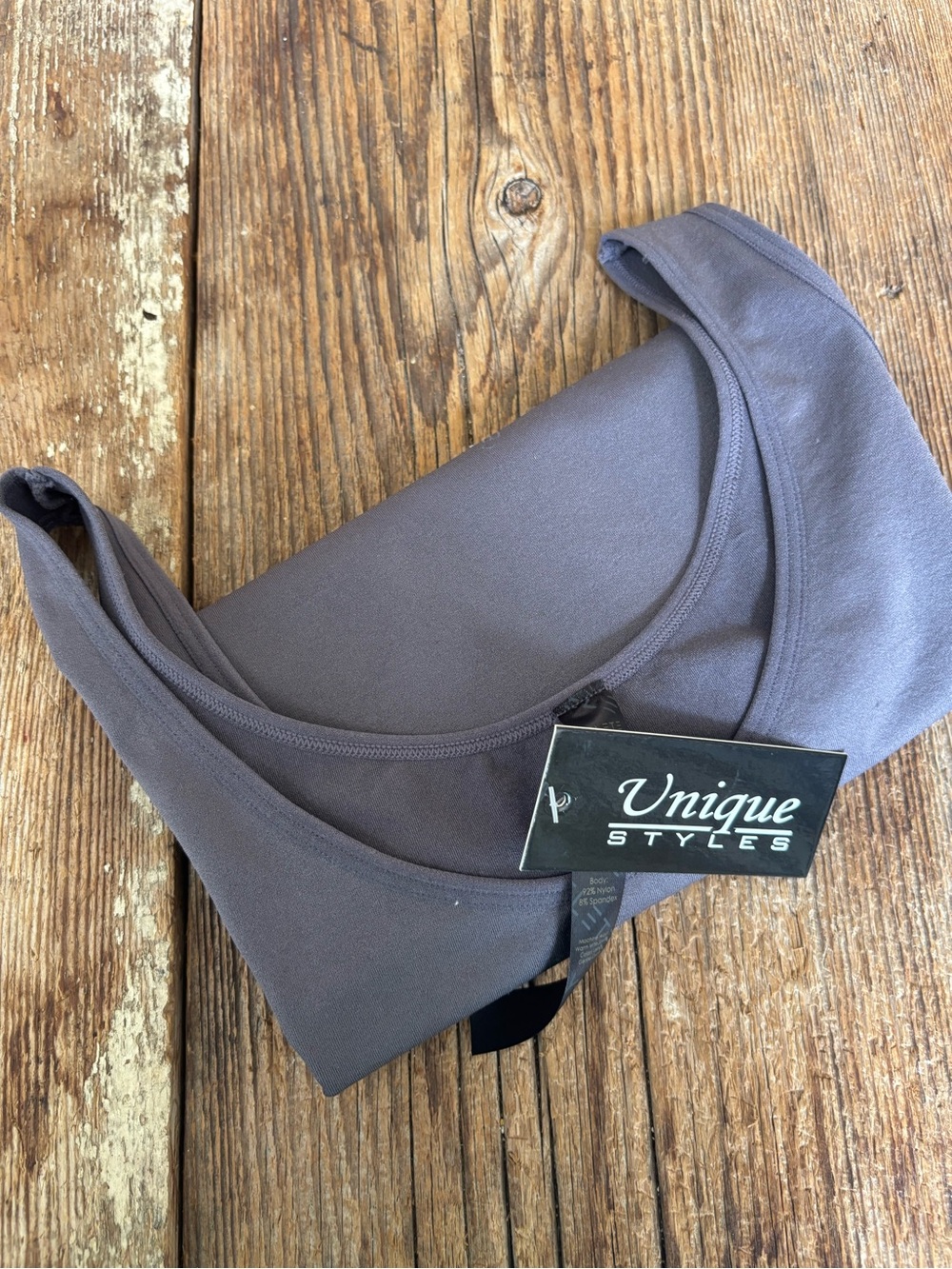 Yelete Scoop Bralette in Charcoal Gray